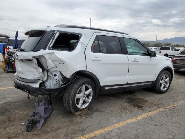 1FM5K7D82JGC72837 - 2018 FORD EXPLORER XLT Blanco foto 3