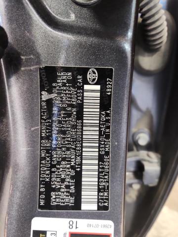 4T1BK1EB8EU086866 - 2014 TOYOTA AVALON BASE Boz foto 12