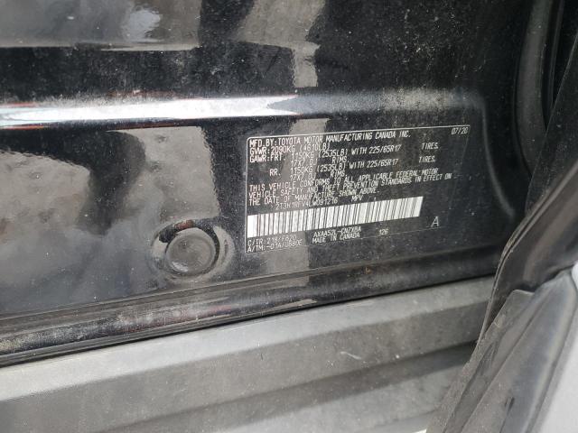 2T3H1RFV4LW091216 - 2020 TOYOTA RAV4 LE BLACK photo 12