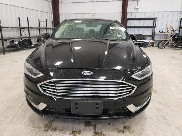 3FA6P0HD0JR127044 - 2018 FORD FUSION SE BLACK photo 5