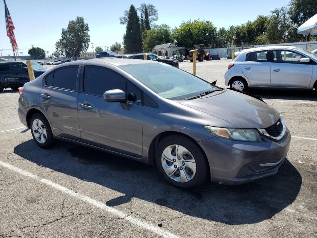 19XFB2F50EE248007 - 2014 HONDA CIVIC LX ნაცრისფერი ფოტო 4