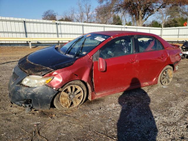 1NXBU40E99Z136242 - 2009 TOYOTA COROLLA BASE MAROON photo 1
