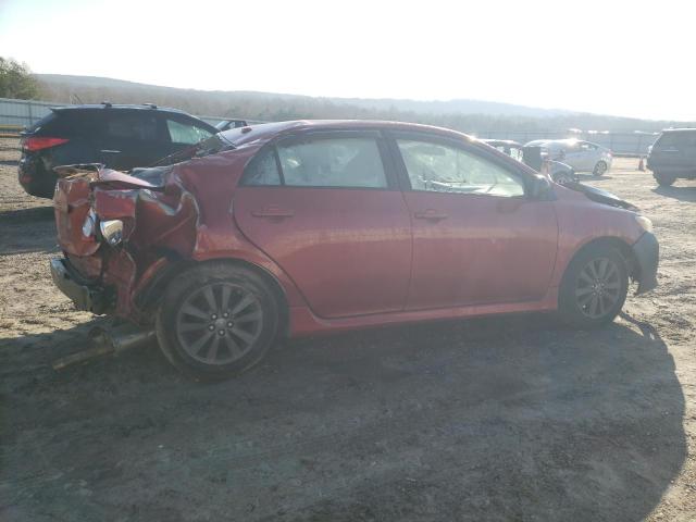 1NXBU40E99Z136242 - 2009 TOYOTA COROLLA BASE MAROON photo 3