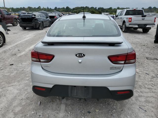 3KPA24AD5LE337511 - 2020 KIA RIO LX SILVER photo 6