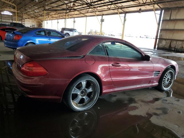 WDBSK75F63F042021 - 2003 MERCEDES-BENZ SL 500R أحمر صورة 3