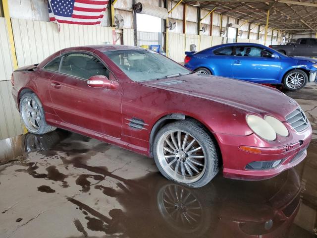 WDBSK75F63F042021 - 2003 MERCEDES-BENZ SL 500R أحمر صورة 4
