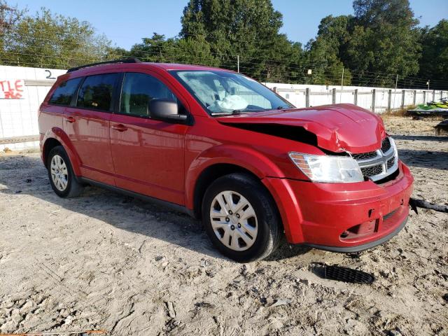 3C4PDCAB4GT114987 - 2016 DODGE JOURNEY SE RED photo 4