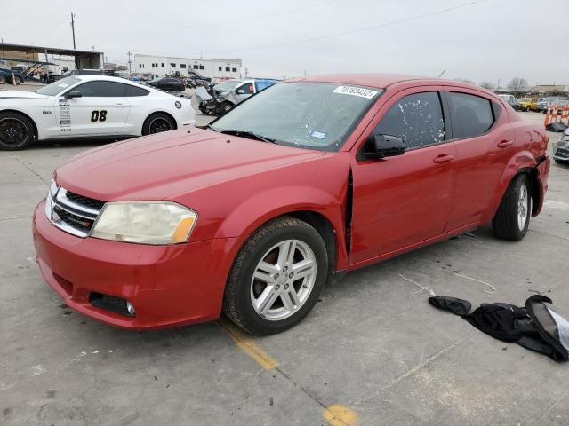 1C3CDZCB1DN688607 - 2013 DODGE AVENGER SXT RED photo 1