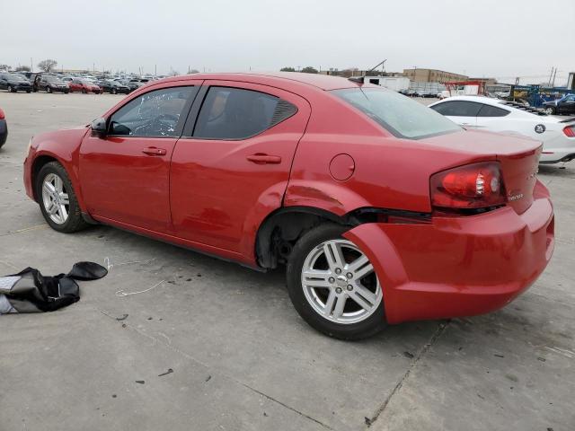 1C3CDZCB1DN688607 - 2013 DODGE AVENGER SXT RED photo 2