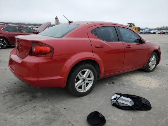 1C3CDZCB1DN688607 - 2013 DODGE AVENGER SXT RED photo 3