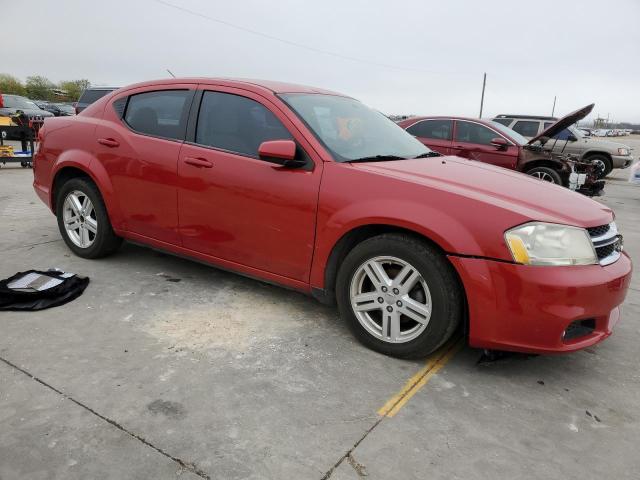 1C3CDZCB1DN688607 - 2013 DODGE AVENGER SXT RED photo 4