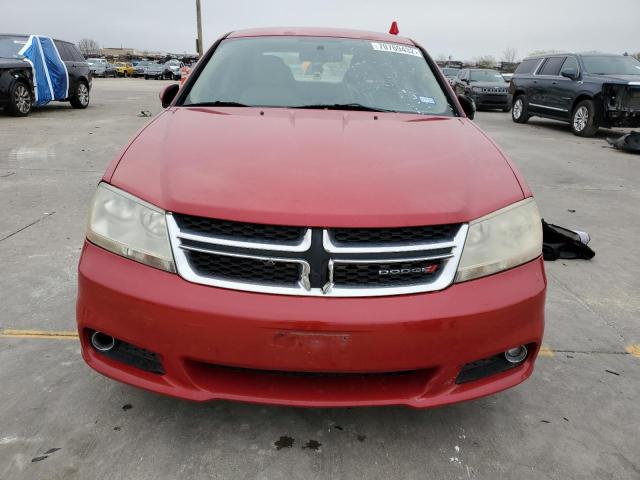 1C3CDZCB1DN688607 - 2013 DODGE AVENGER SXT RED photo 5