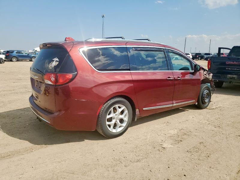 2C4RC1EGXJR203799 - 2018 CHRYSLER PACIFICA TOURING L PLUS MAROON photo 3