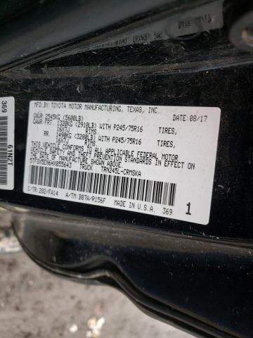 5TFSX5EN6HX055643 - 2017 TOYOTA TACOMA ACCESS CAB შავი ფოტო 12