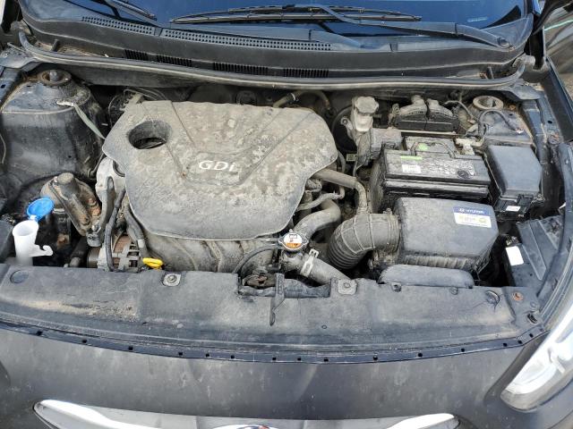 KMHCT5AE4HU310857 - 2017 HYUNDAI ACCENT SE BLACK photo 11