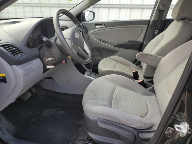 KMHCT5AE4HU310857 - 2017 HYUNDAI ACCENT SE BLACK photo 7