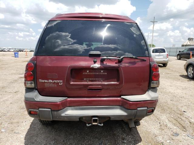 1GNET16S556166229 - 2005 CHEVROLET TRAILBLAZE EXT LS RED photo 6