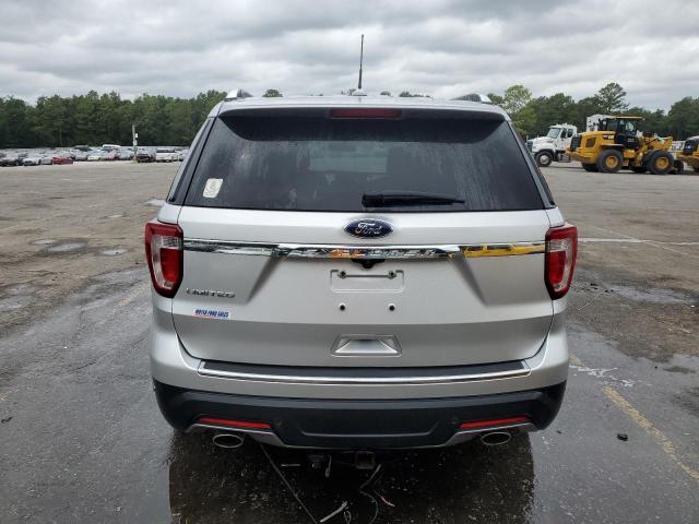 1FM5K7F86JGA70371 - 2018 FORD EXPLORER LIMITED SILVER photo 6