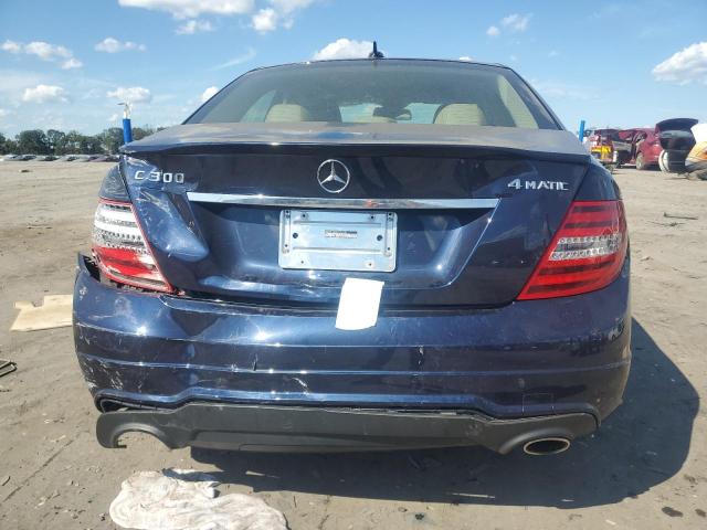 WDDGF8AB8EA954255 - 2014 MERCEDES-BENZ C 300 4MATIC BLUE photo 6