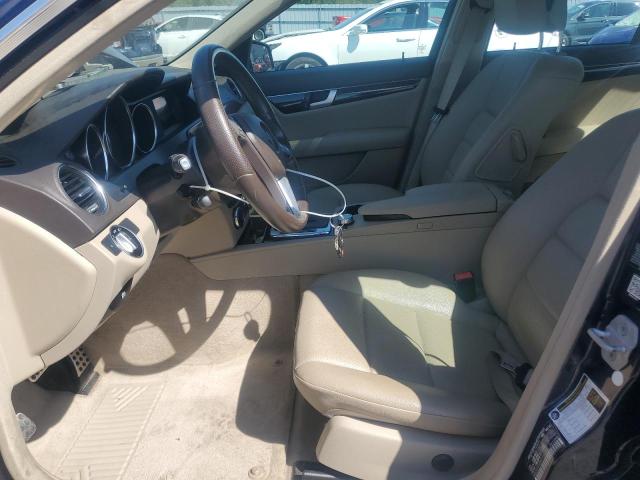 WDDGF8AB8EA954255 - 2014 MERCEDES-BENZ C 300 4MATIC BLUE photo 7
