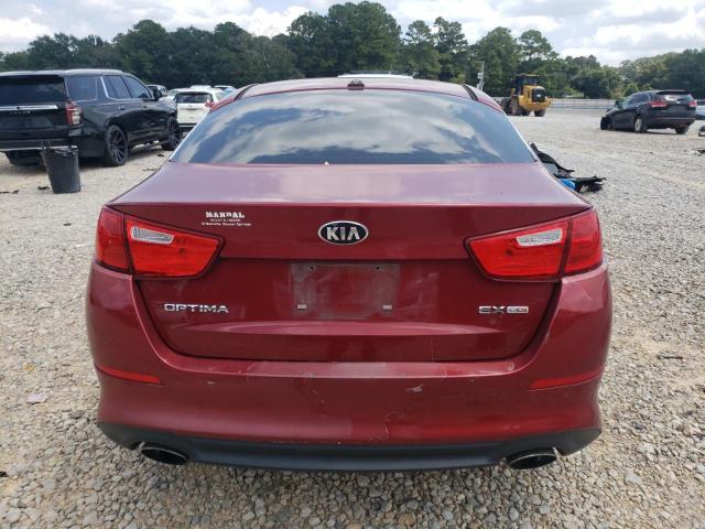 5XXGN4A76FG395618 - 2015 KIA OPTIMA EX RED photo 6