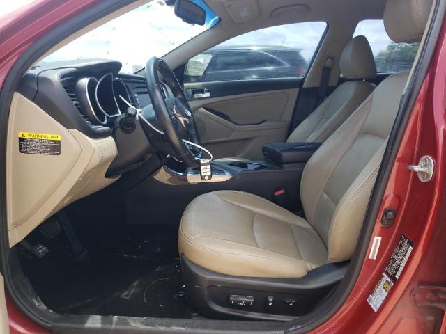 5XXGN4A76FG395618 - 2015 KIA OPTIMA EX RED photo 7