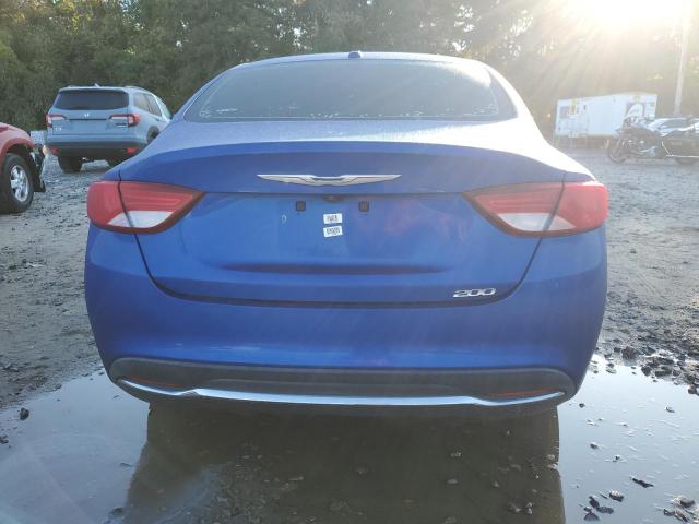 1C3CCCAB5FN632563 - 2015 CHRYSLER 200 LIMITED BLUE photo 6