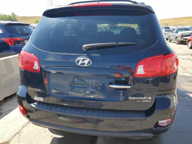 5NMSH73E48H214602 - 2008 HYUNDAI SANTA FE SE BLUE photo 6