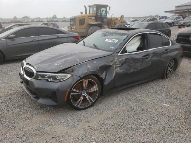 WBA5R7C04MFK32312 - 2021 BMW 330XI GRAY photo 1