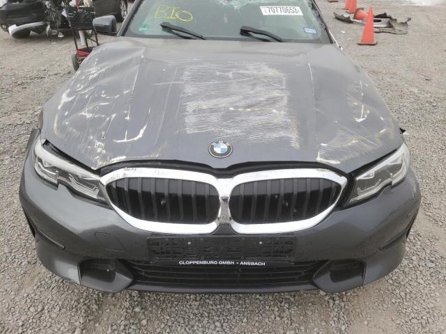 WBA5R7C04MFK32312 - 2021 BMW 330XI GRAY photo 11