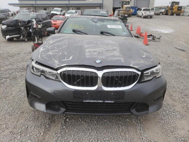 WBA5R7C04MFK32312 - 2021 BMW 330XI GRAY photo 5