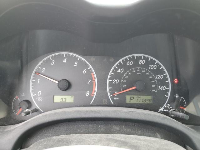 5YFBU4EE8CP065598 - 2012 TOYOTA COROLLA BASE فضي صورة 9