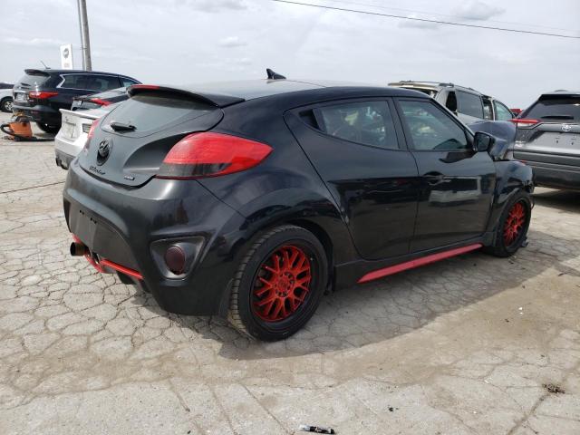 KMHTC6AE6GU255607 - 2016 HYUNDAI VELOSTER TURBO BLACK photo 3