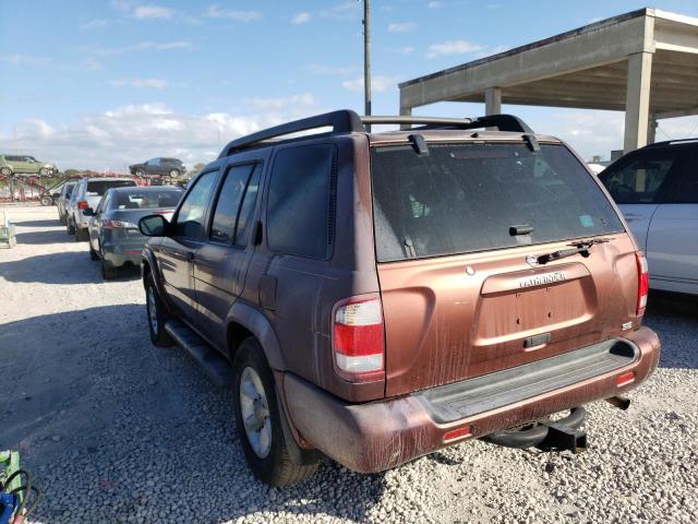 JN8DR09Y53W805630 - 2003 NISSAN PATHFINDER LE ბურგუნდია ფოტო 2