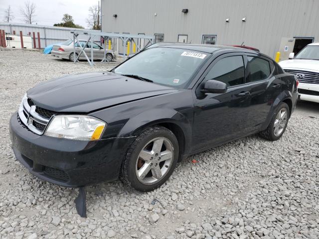 1C3CDZCBXCN287037 - 2012 DODGE AVENGER SXT BLACK photo 1