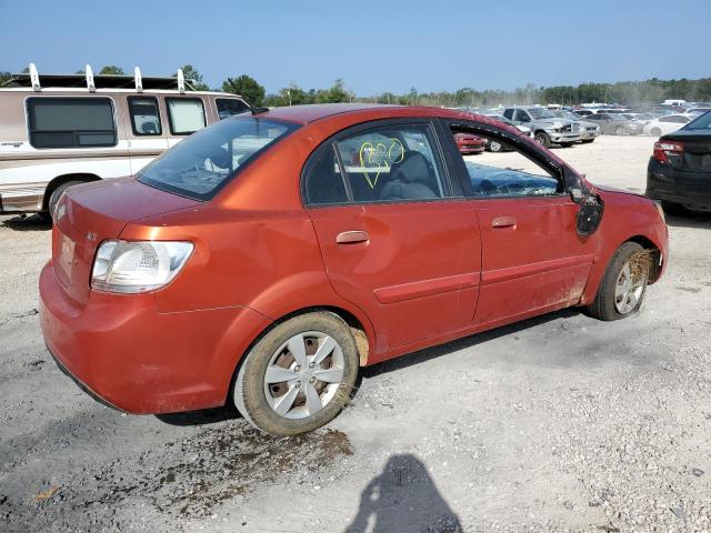 KNADH4A34A6639567 - 2010 KIA RIO LX ORANGE photo 3