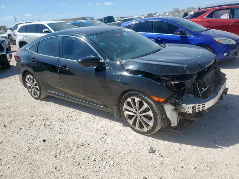 19XFC2F55JE021225 - 2018 HONDA CIVIC LX BLACK photo 4