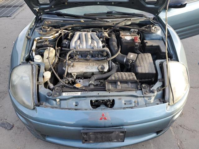 4A3AC84H01E143235 - 2001 MITSUBISHI ECLIPSE GT TEAL photo 11