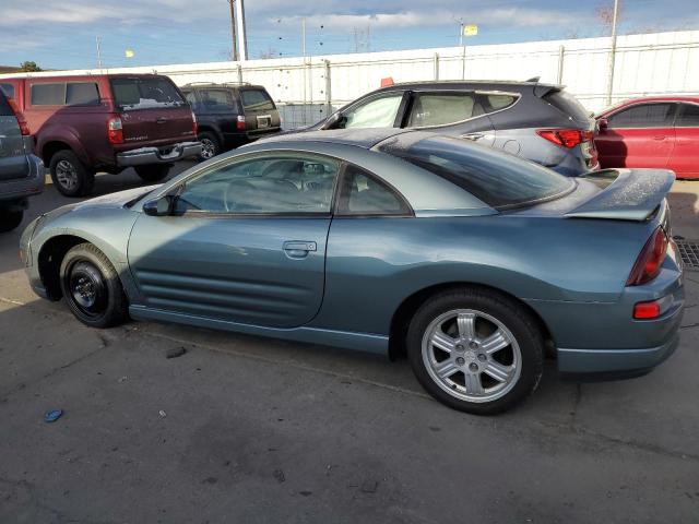 4A3AC84H01E143235 - 2001 MITSUBISHI ECLIPSE GT TEAL photo 2