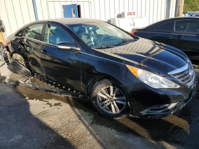 5NPEB4AC6EH831514 - 2014 HYUNDAI SONATA GLS BLACK photo 4