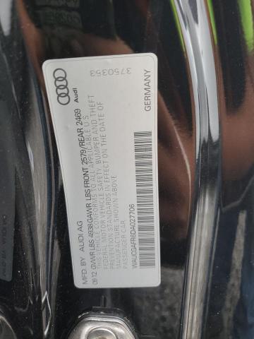 WAUCGAFR6DA027706 - 2013 AUDI S5 PREMIUM PLUS ნაცრისფერი ფოტო 12