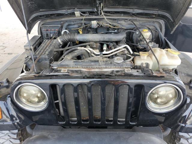 1J4FA39S66P775121 - 2006 JEEP WRANGLER X BLACK photo 12