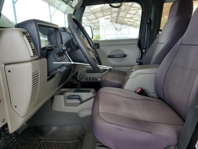 1J4FA39S66P775121 - 2006 JEEP WRANGLER X BLACK photo 7