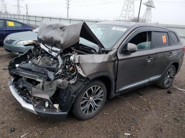 JA4AD3A30GZ019215 - 2016 MITSUBISHI OUTLANDER SE ნაცრისფერი ფოტო 1