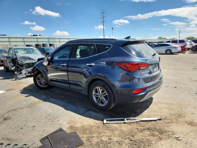 5NMZU3LB3HH001343 - 2017 HYUNDAI SANTA FE S Azul foto 2