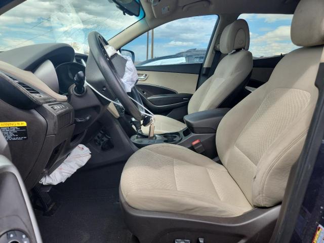 5NMZU3LB3HH001343 - 2017 HYUNDAI SANTA FE S Azul foto 7