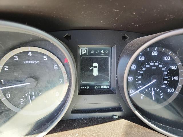 5NMZU3LB3HH001343 - 2017 HYUNDAI SANTA FE S Azul foto 9