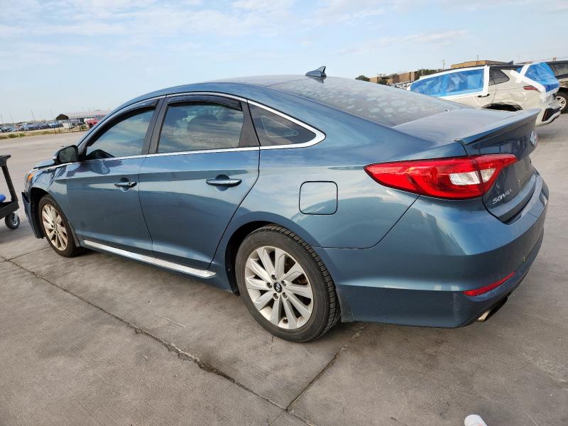 5NPE34AF2HH559832 - 2017 HYUNDAI SONATA SPORT 蓝色 照片 2