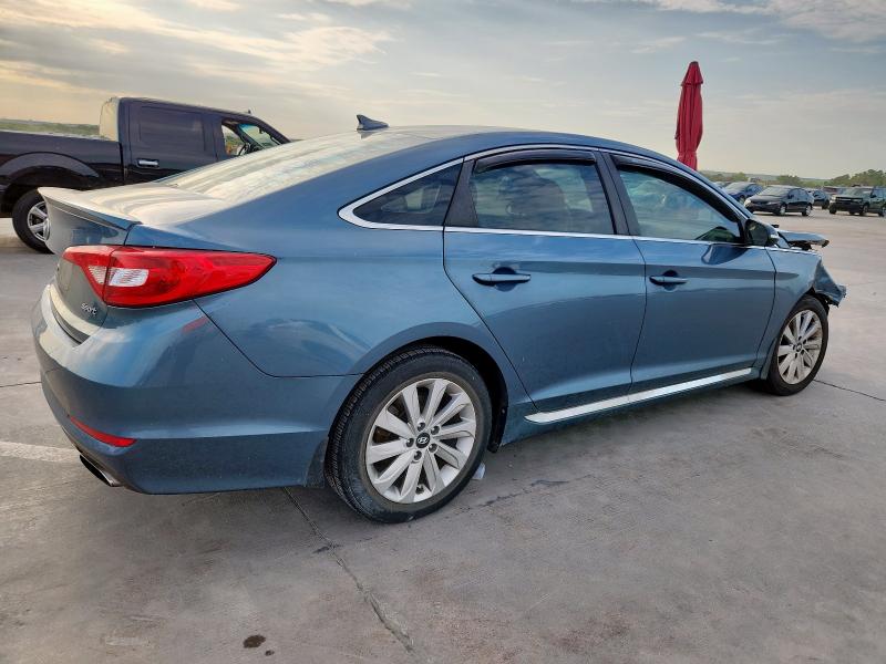 5NPE34AF2HH559832 - 2017 HYUNDAI SONATA SPORT 蓝色 照片 3