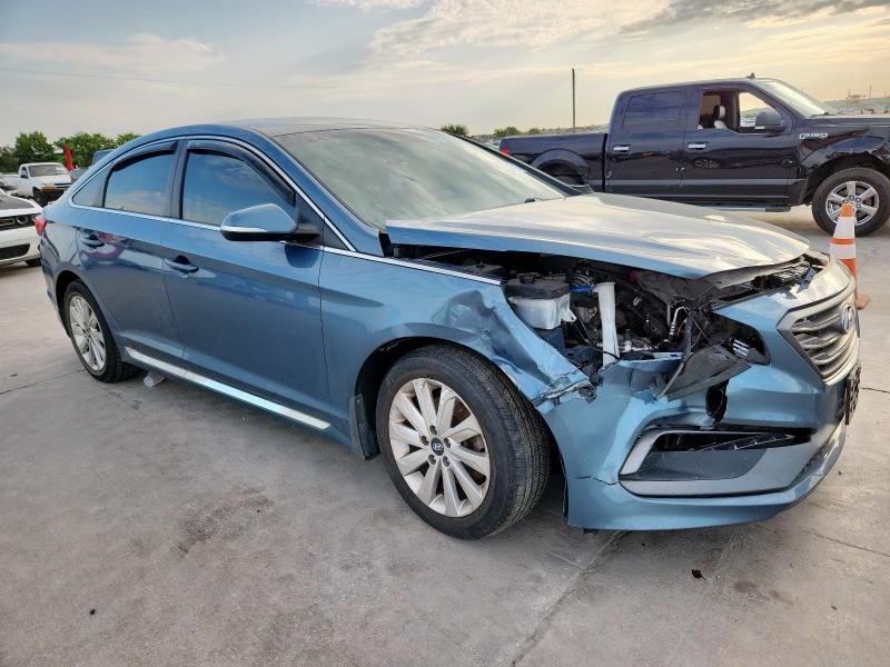 5NPE34AF2HH559832 - 2017 HYUNDAI SONATA SPORT 蓝色 照片 4